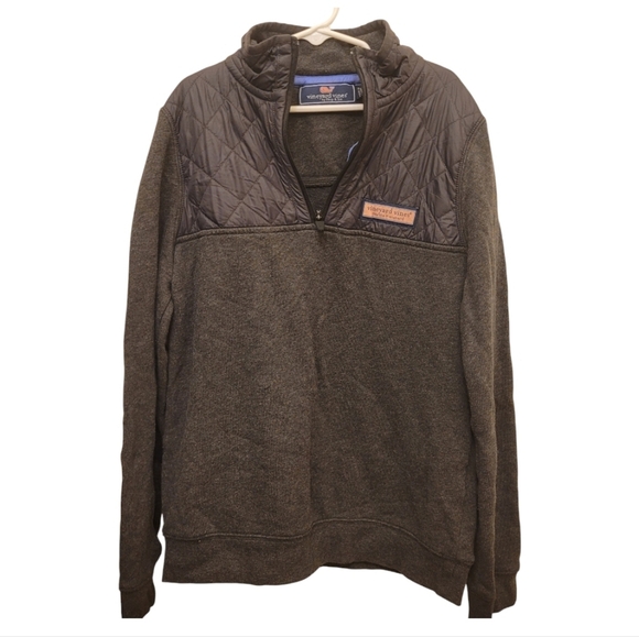 Vineyard Vines Martha's Vineyard Dark Gray Zip Sweatshirt Size Small Unisex - Picture 1 of 12